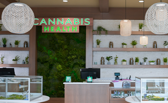 Front Desk of Cannabis Health Stores