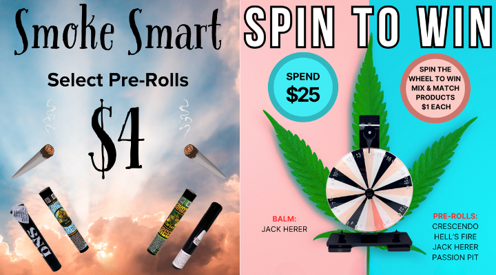 Smoke Smart and Spin to Win Promotions